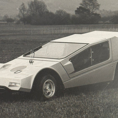 Vintage Kit Car Photo Photograph Volkswagen Chassis Unidentified