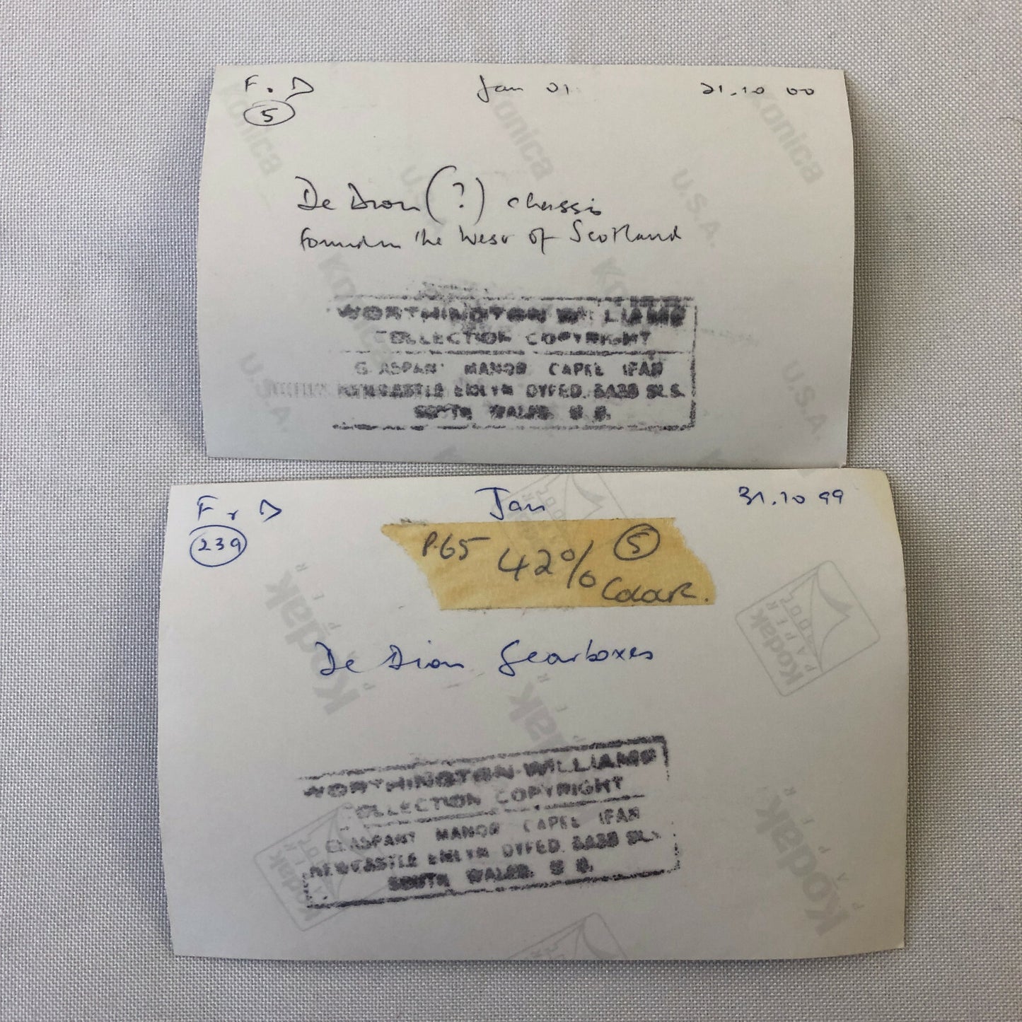 Vintage De Dion Bouton Barn Find Junk Yard Car Part Photo Photograph Lot of 11