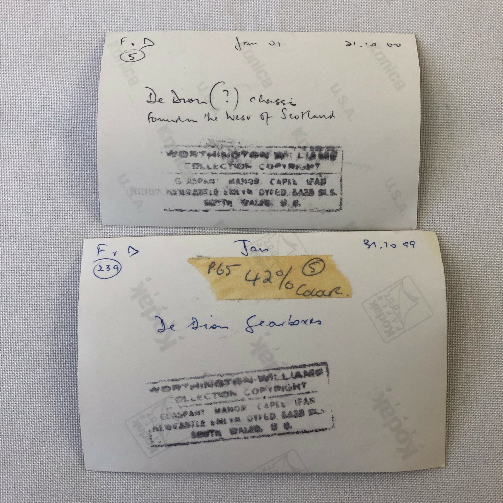 Vintage De Dion Bouton Barn Find Junk Yard Car Part Photo Photograph Lot of 11