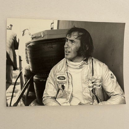 Vintage Racing Photo 1971 German Grand Prix Race Jackie Stewart Motorsport