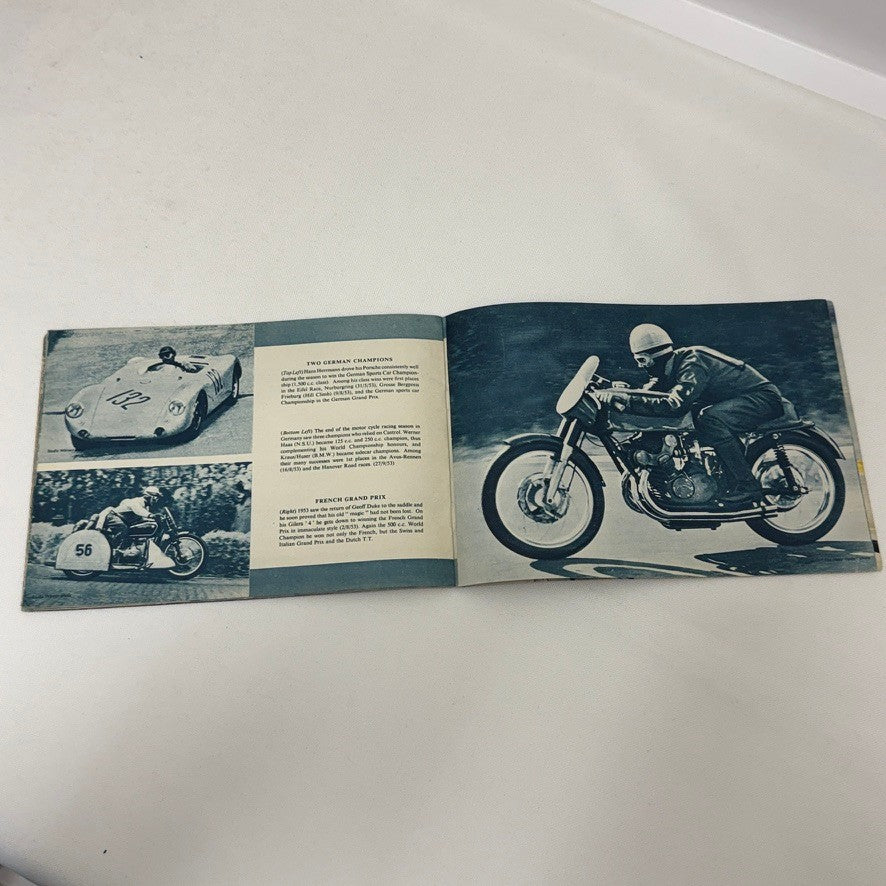 1953 Castrol Racing Achievements Brochure LeMans Grand Prix Motorcycle Bike +