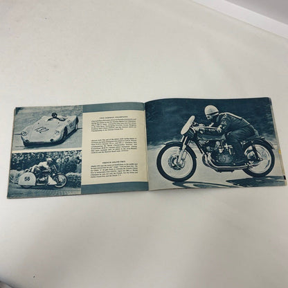 1953 Castrol Racing Achievements Brochure LeMans Grand Prix Motorcycle Bike +