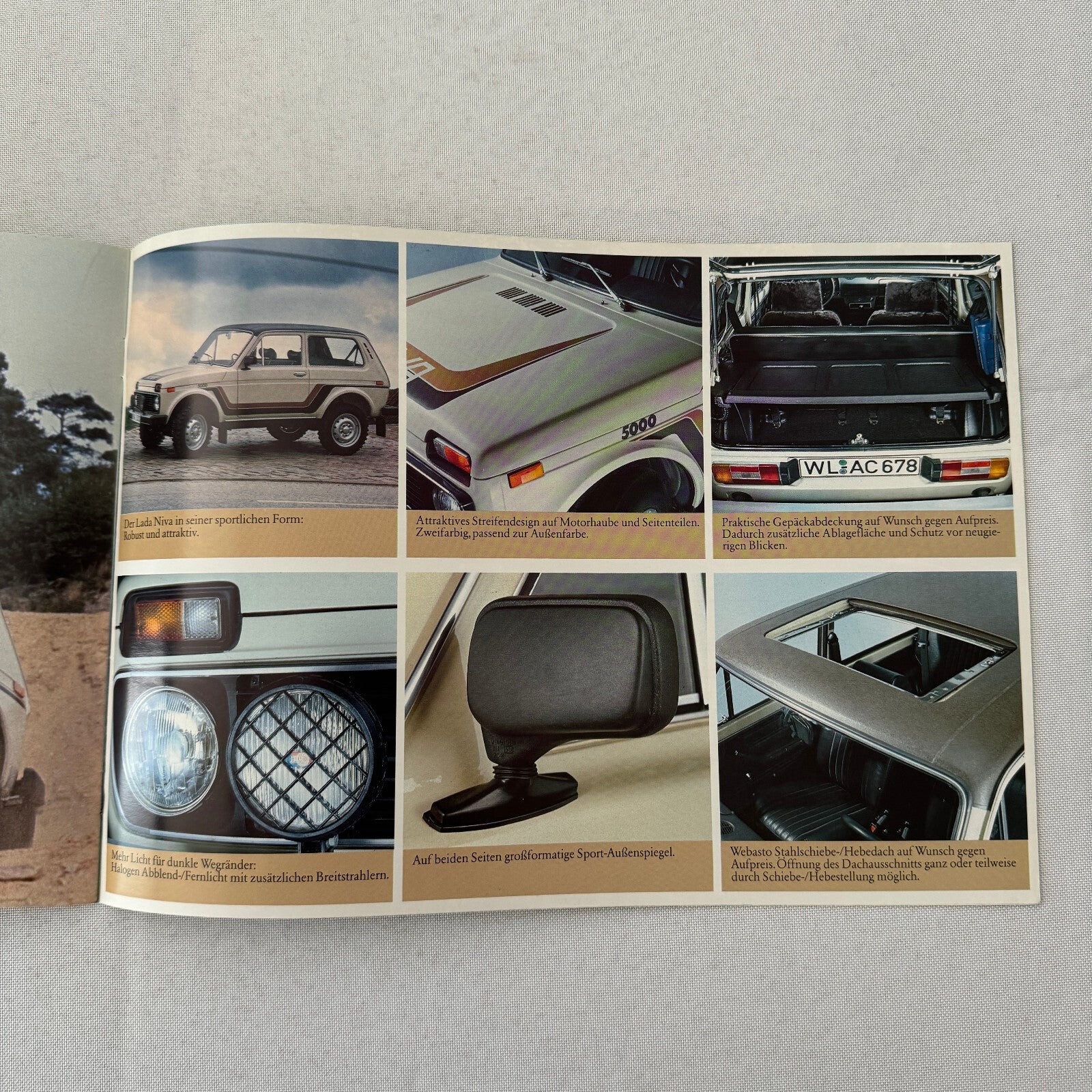 Lada Niva Car Sales Brochure Catalog Niva UT Niva E Niva 5000 C 5000C GERMAN