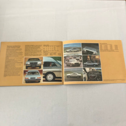 Lancia Gamma Coupe Car Sales Brochure Catalog GERMAN TEXT