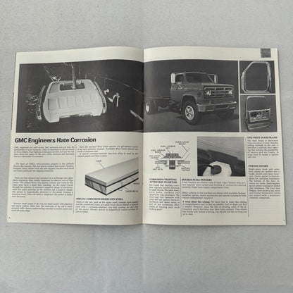 GMC Series 7000 Conventional Truck Sales Brochure Catalog Advertising Vintage