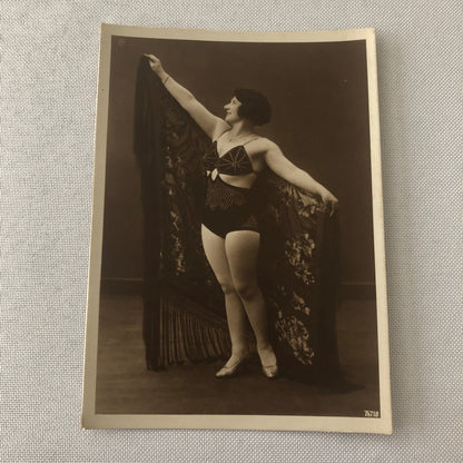 Circus Performer Dancer Dancing Real Photo Postcard Post Card RPPC Vintage 1930