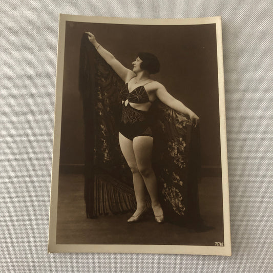Circus Performer Dancer Dancing Real Photo Postcard Post Card RPPC Vintage 1930