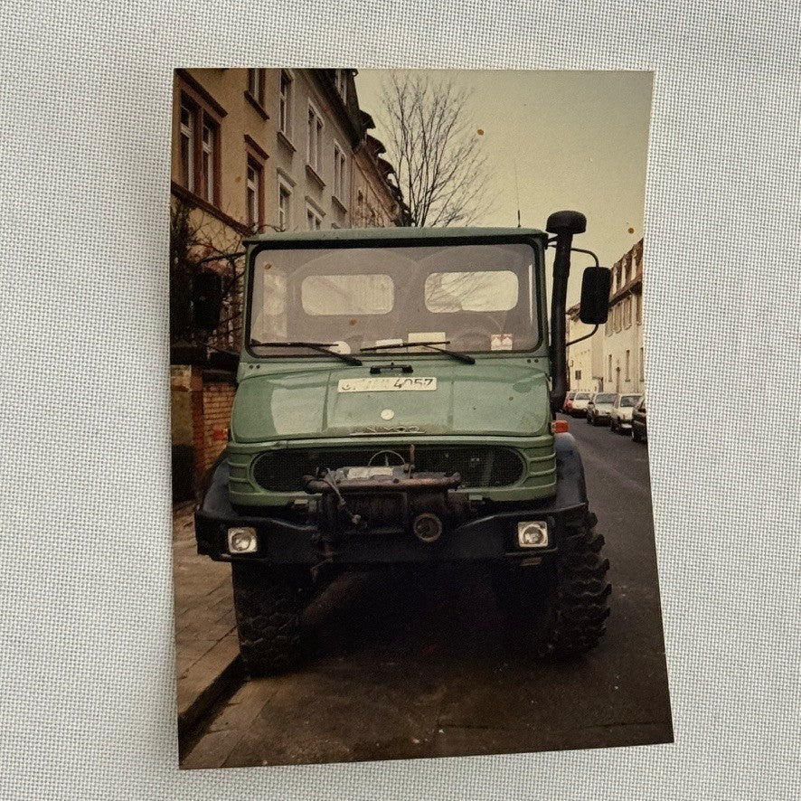 Vintage Mercedes Benz UNIMOG Truck Photo Photograph Print Snapshot