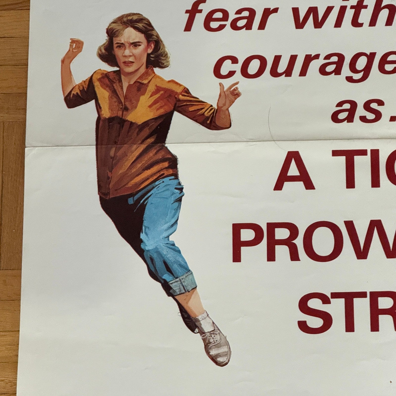 Vintage Disney Movie Poster A Tiger Walks 1964 Walt Disney Film