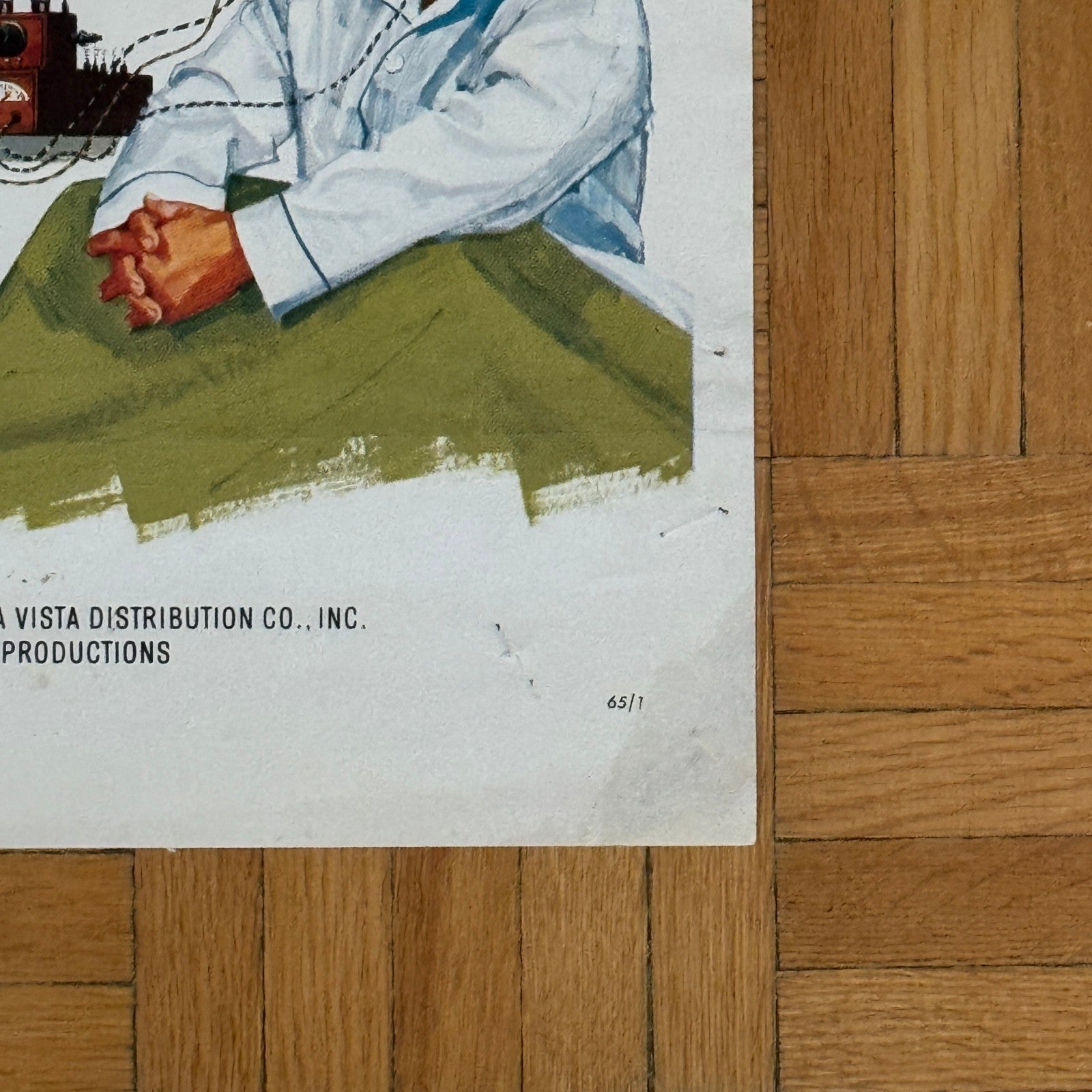 Vintage Disney Movie Poster The Monkeys Uncle 1964 Walt Disney Film