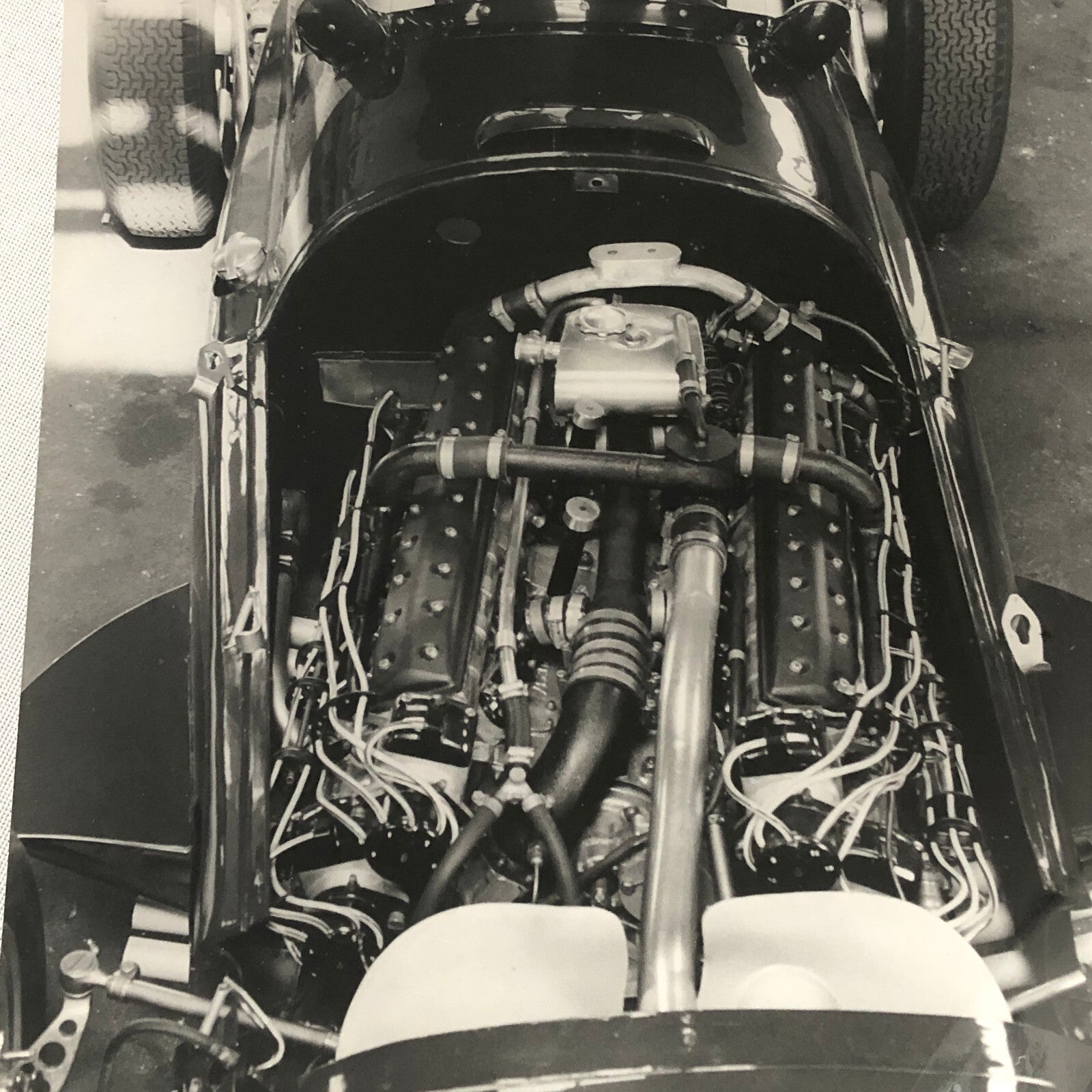 Vintage Racing Photo Photograph BRM V16 Car
