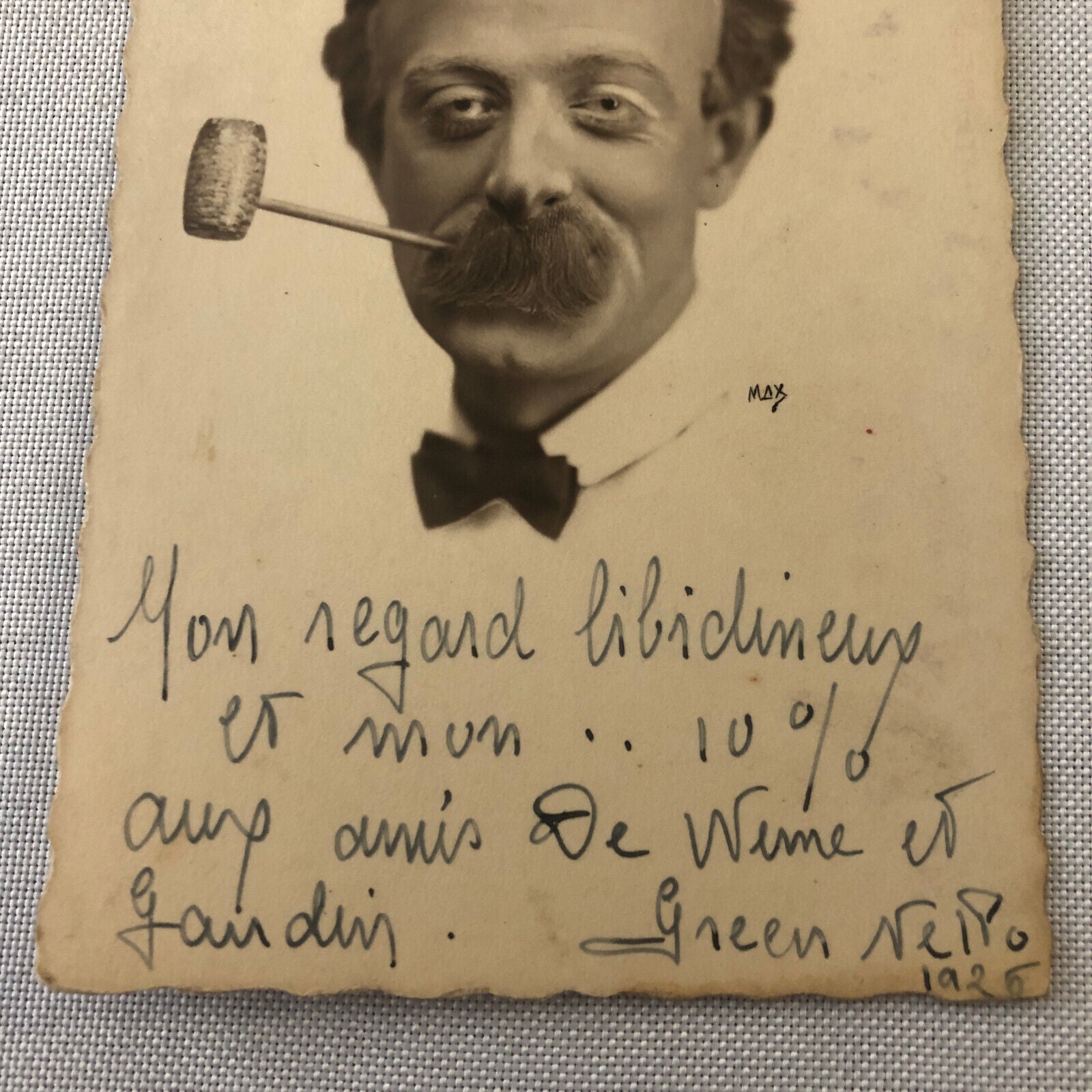 Circus Clown Real Photo Postcard RPPC 1925 French Performer Post Card