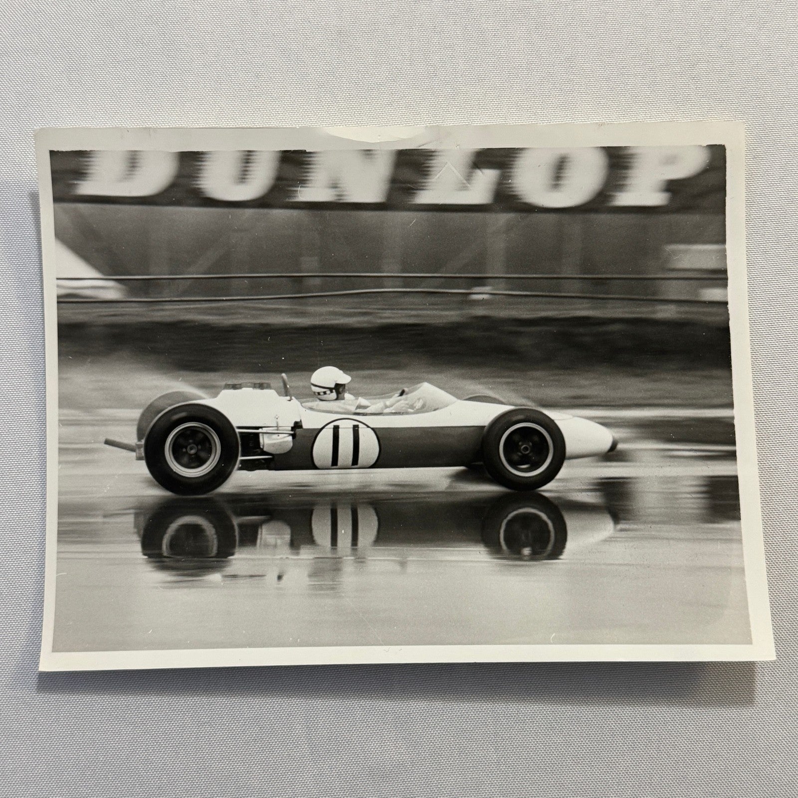 Vintage Racing Photo Photograph Mike Beckwith Brabham Cosworth Silverstone F2