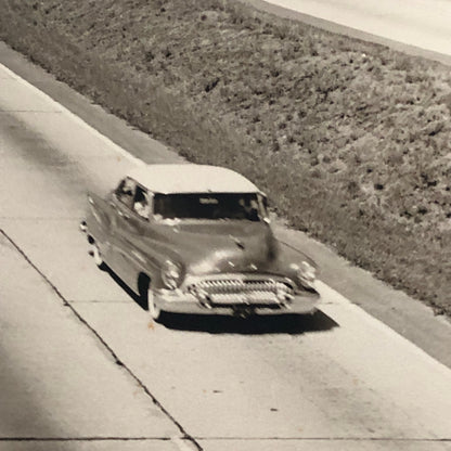 Vintage Highway Photo Photograph Cars Automobile Cadillac Oldsmobile Buick +