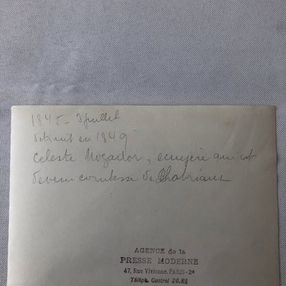 Photograph of Painting Woman in Costume Horses Circus Vintage Photo Paris