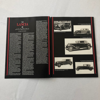 Lancia Pininfarina History Brochure Book Aurelia Cabriolet Coupe Berlinetta +