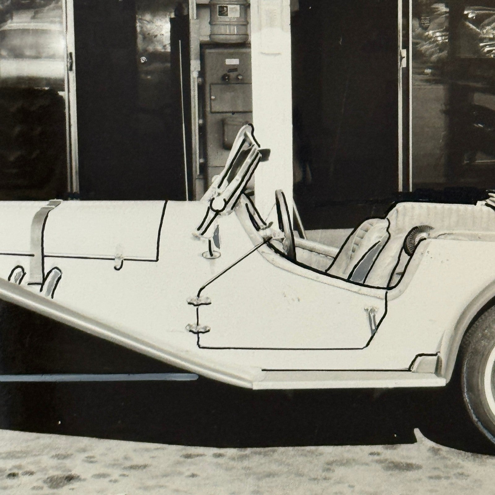 Vintage Kit Car Custom Car Photo Photograph Mercedes Benz Replica Volkswagen