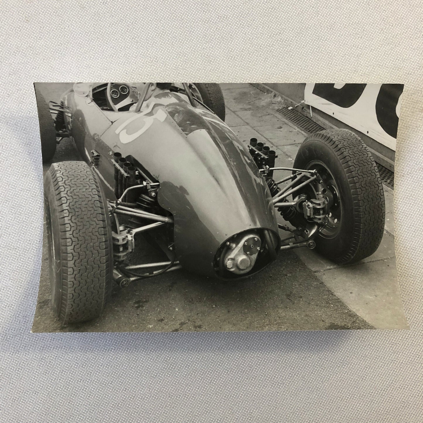 Vintage Grand Prix Car Racing Photo Photograph Print
