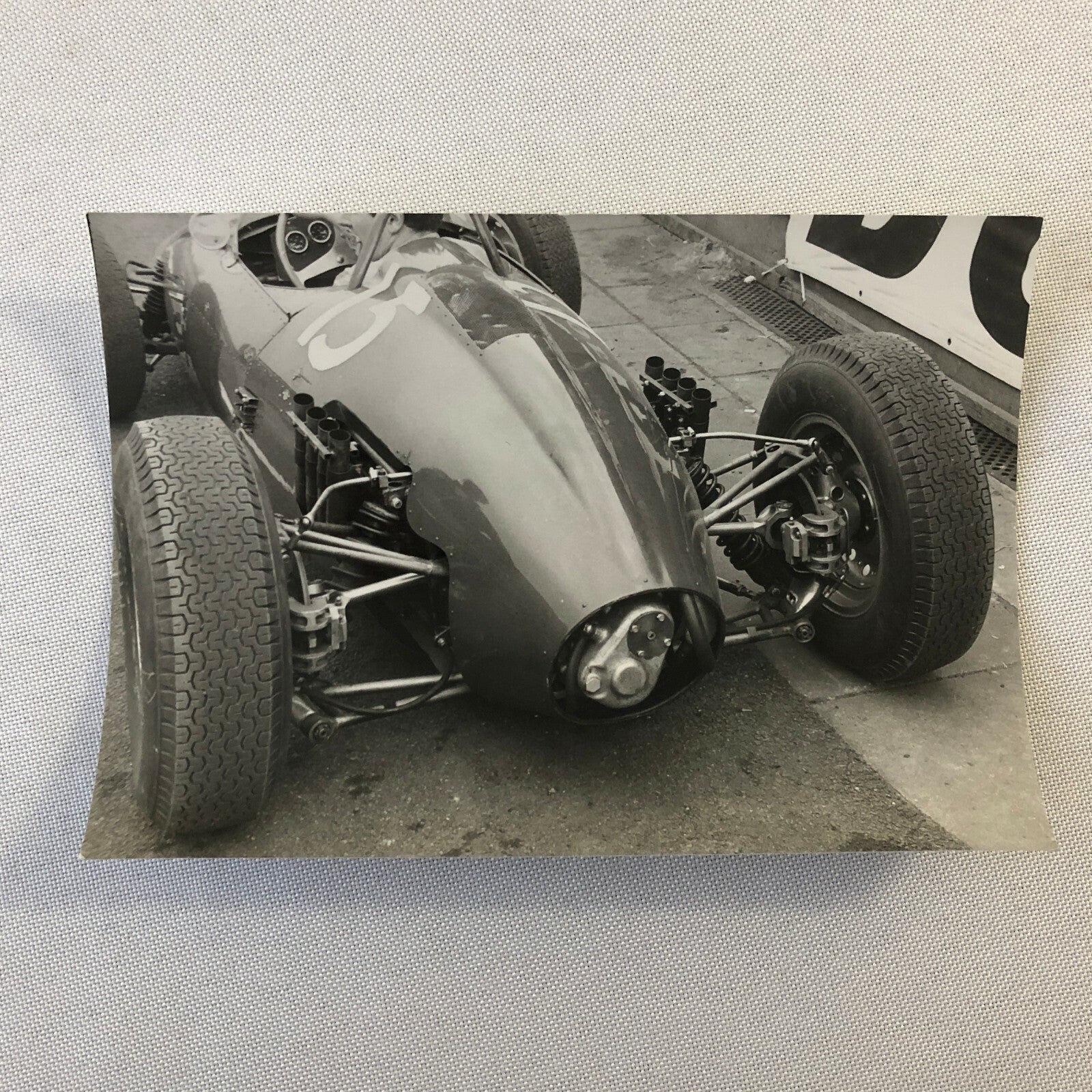 Vintage Grand Prix Car Racing Photo Photograph Print