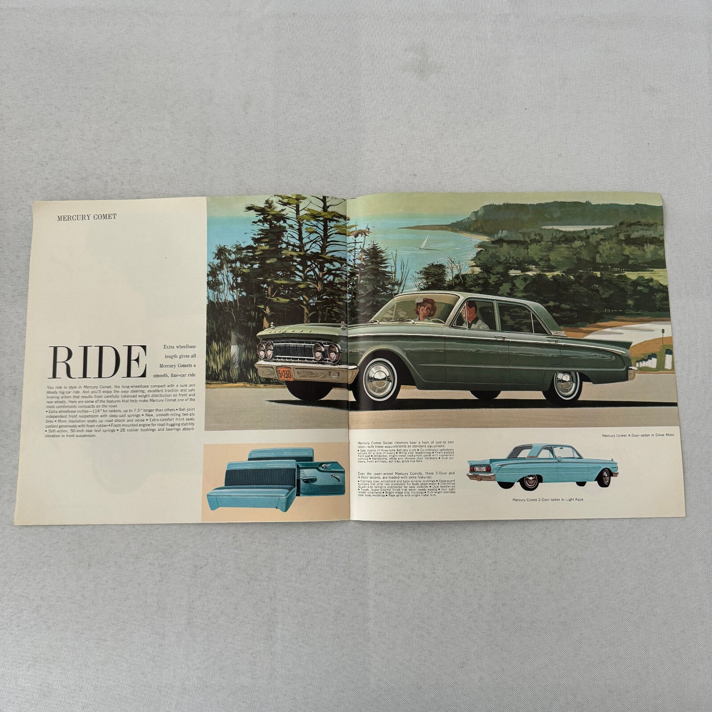 1962 Mercury Comet Car Sales Brochure Catalog Sedan Station Wagon Canadian