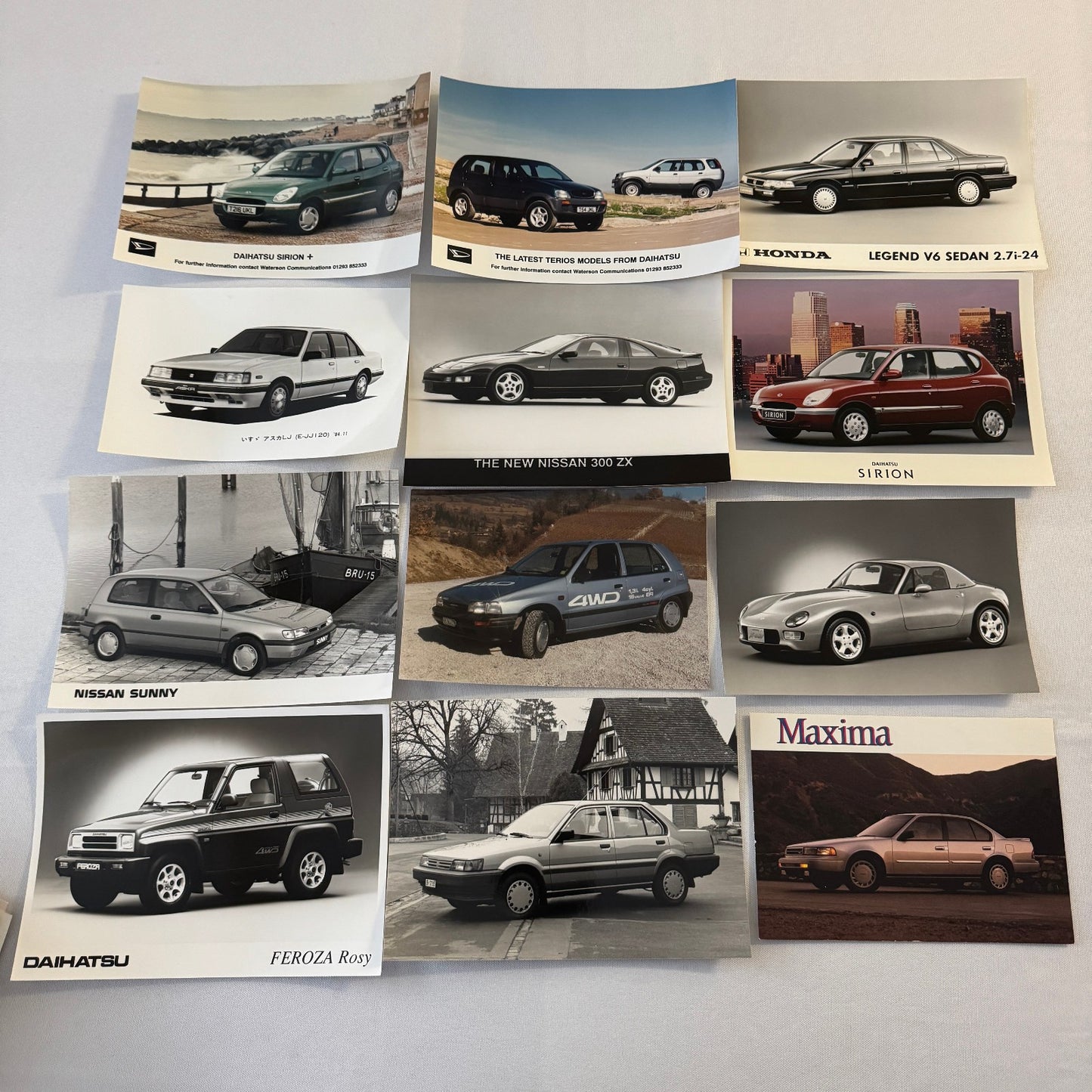 HUGE International Car Factory Press Photo Lot JDM European Honda Toyota 240+