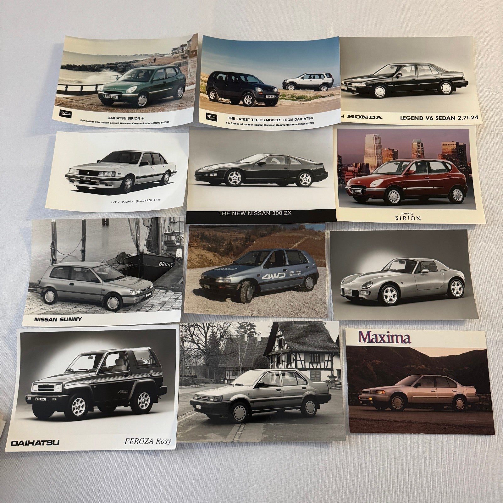HUGE International Car Factory Press Photo Lot JDM European Honda Toyota 240+