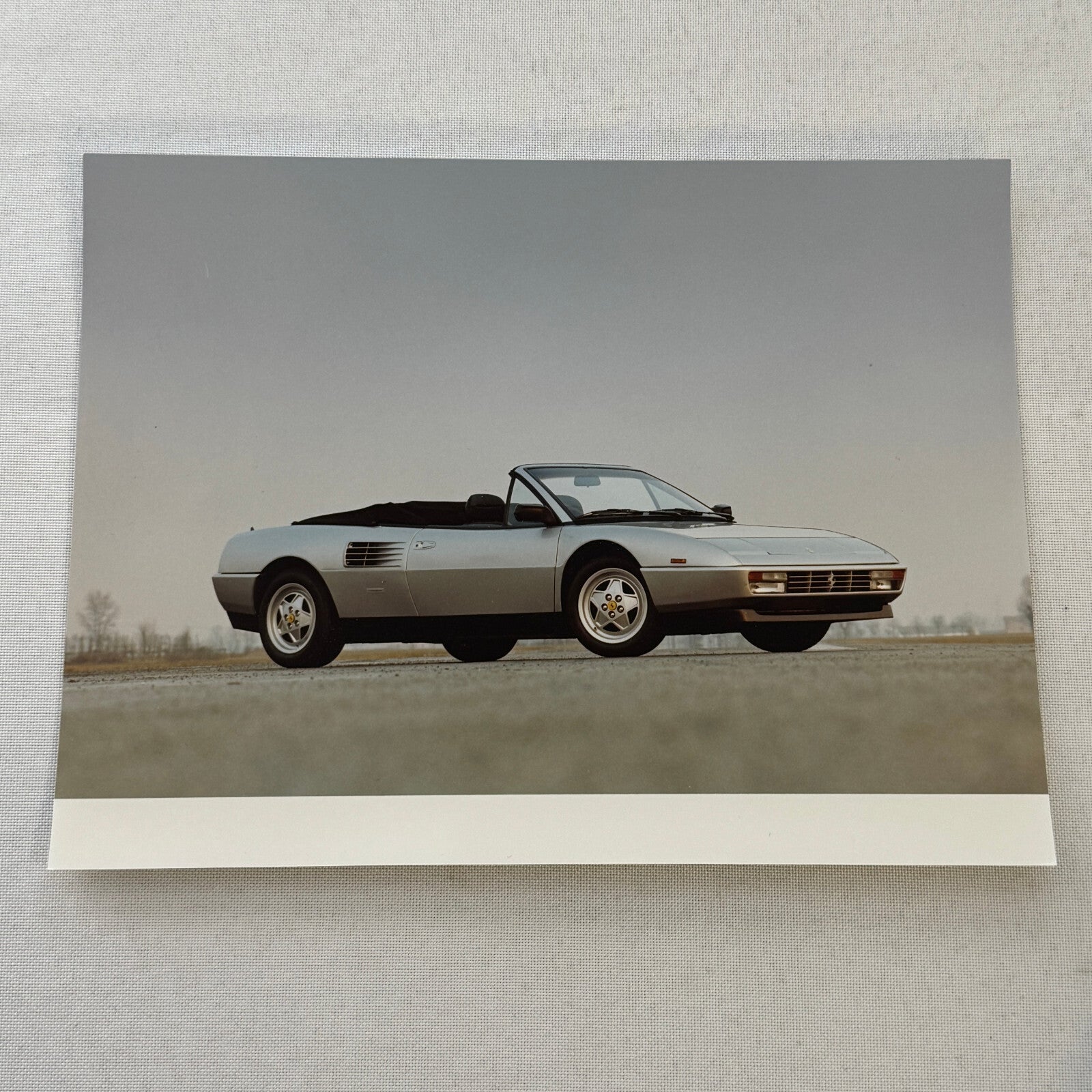 Ferrari Mondial Convertible Car Factory Press Photo Photograph Print