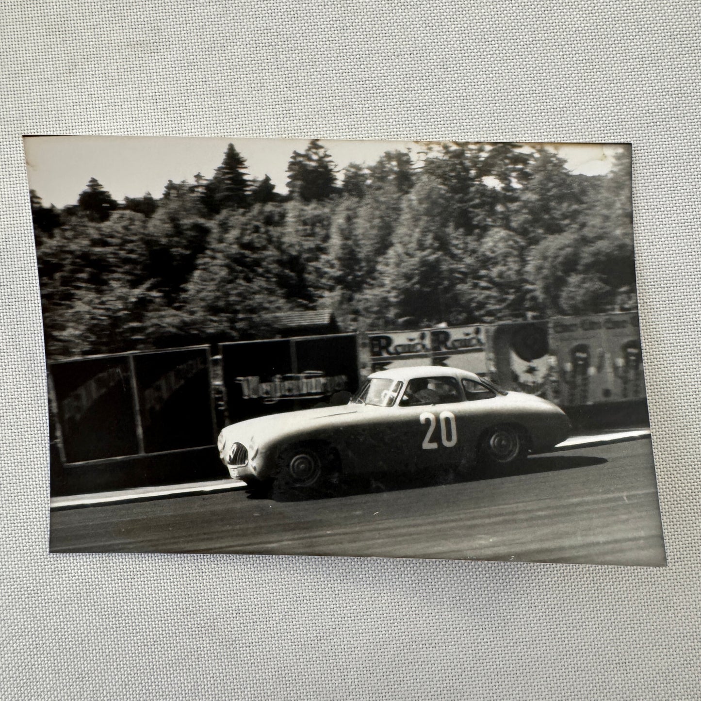 Mercedes Benz 300 SL Racing Car Photo Photograph Hermann Lang 1952