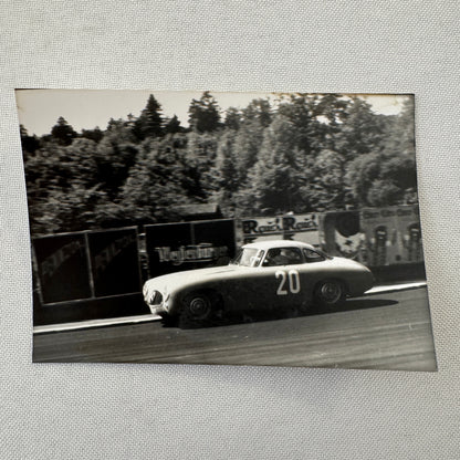 Mercedes Benz 300 SL Racing Car Photo Photograph Hermann Lang 1952