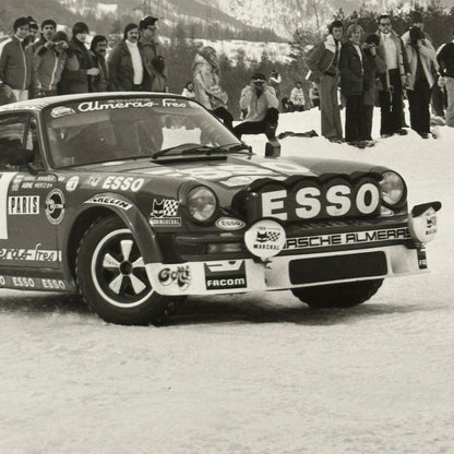 Porsche 911 Carrera 1980 Rallye Monte Carlo Press Photo Photograph DPPI Rally