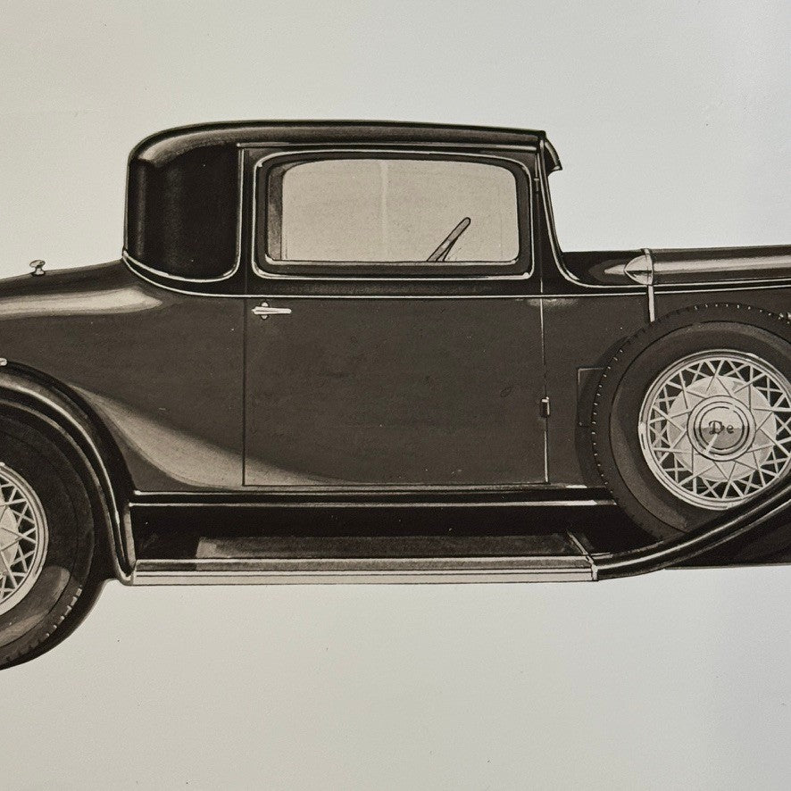 1930 DeSoto Coupe Car Automobile Photo Photograph Print Vintage
