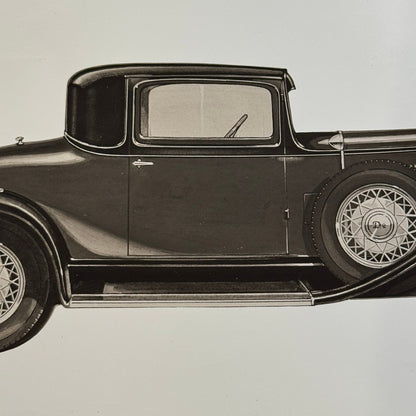 1930 DeSoto Coupe Car Automobile Photo Photograph Print Vintage