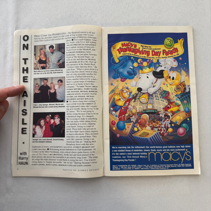 Fuddy Meers Cast Signed Playbill Program Lisa Gorlitsky Keith Nobbs 1999