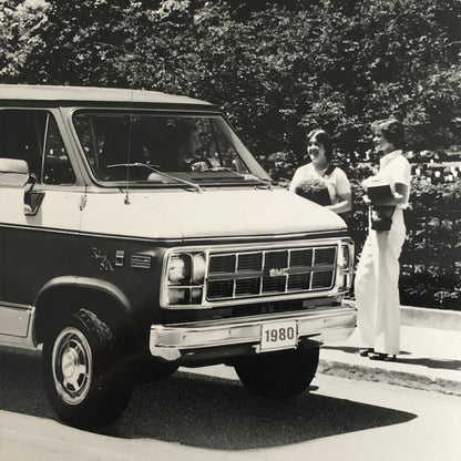 1980 GMC Rally Wagon Van Truck Press Photo Photograph Print