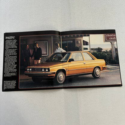 1985 Renault Alliance Car Sales Brochure Catalog Limited L DL Convertible