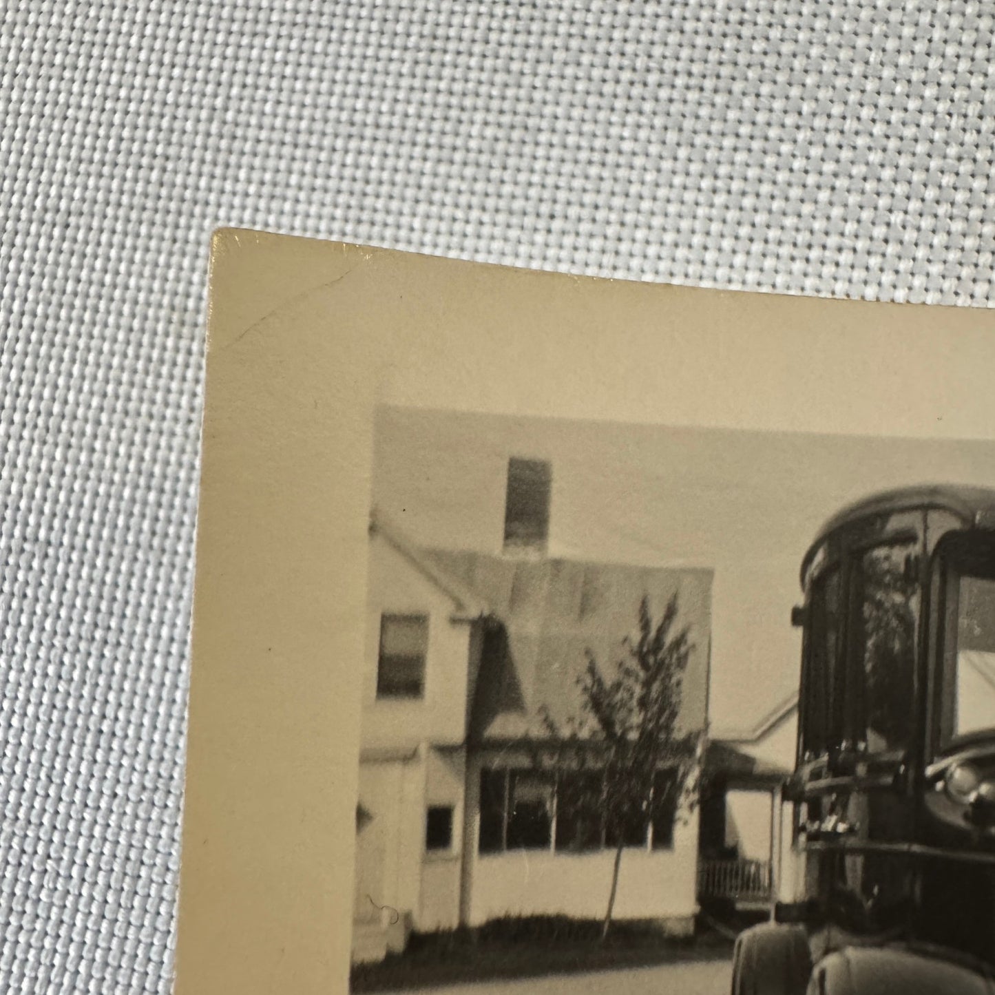 Vintage Car Photo Photograph Print Children with Automobile Snapshot