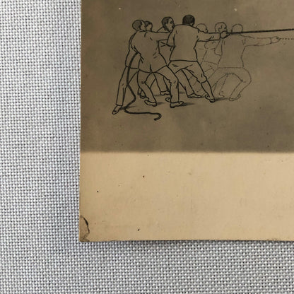 Circus Acrobat Act Postcard Post Card 3 Reading Sisters