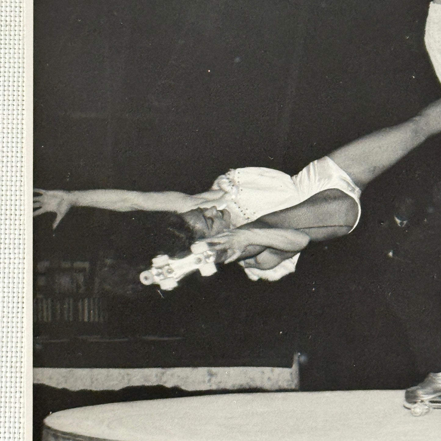 Vintage Circus Rollerskating Roller Skate Performer Act Photo Photograph