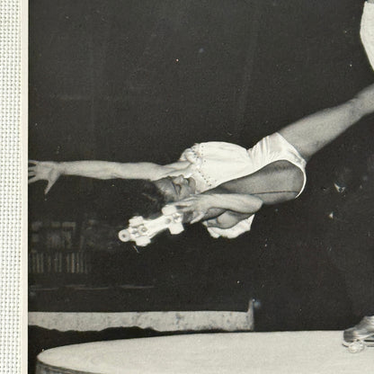 Vintage Circus Rollerskating Roller Skate Performer Act Photo Photograph