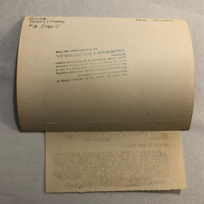 Press Photo Photograph Thomas Mooney San Quentin Prison Crime News Underwood