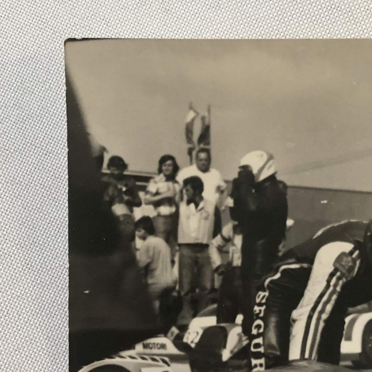 Vintage Motorcycle Sidecar Racing Photo photograph Germany Side Car