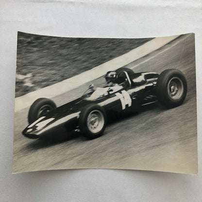 1962 Italian Grand Prix Monza Racing Photo Photograph Graham Hill BRM T57 Car 
