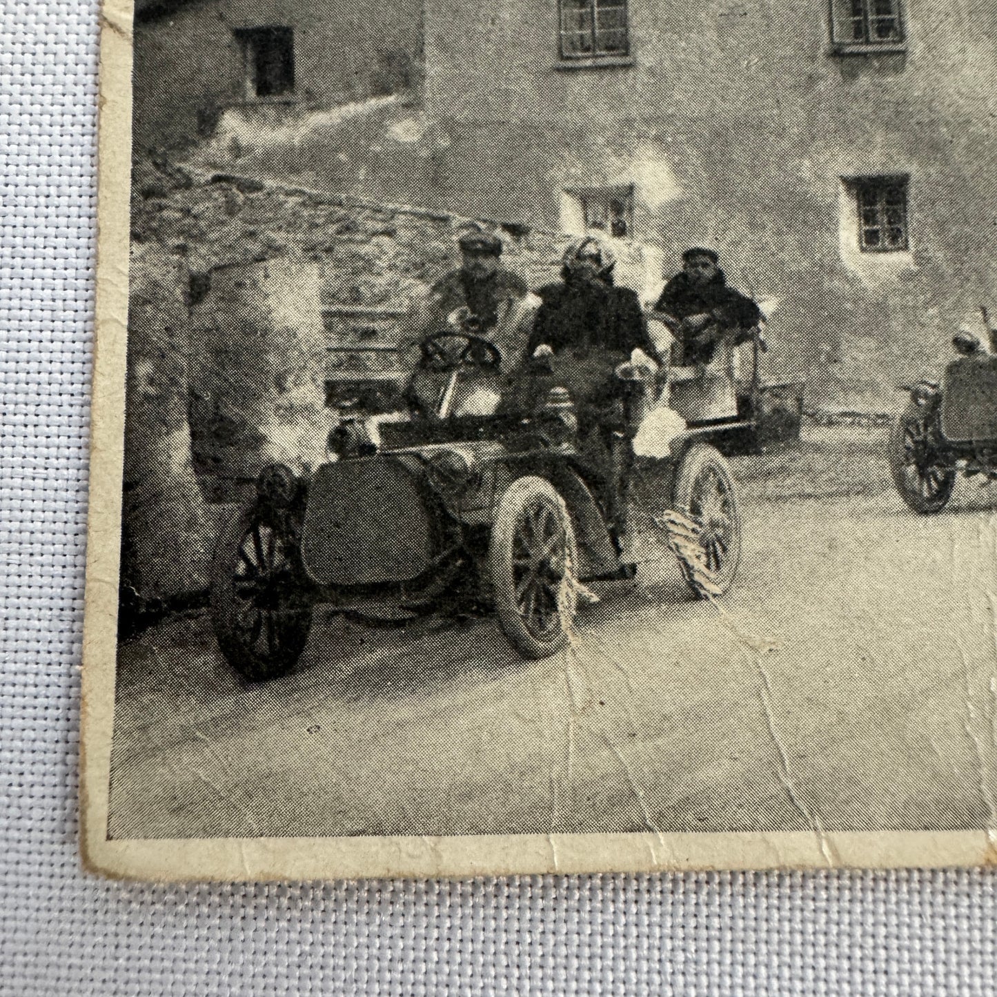 Vintage Car Automobile Postcard Post Card Italian