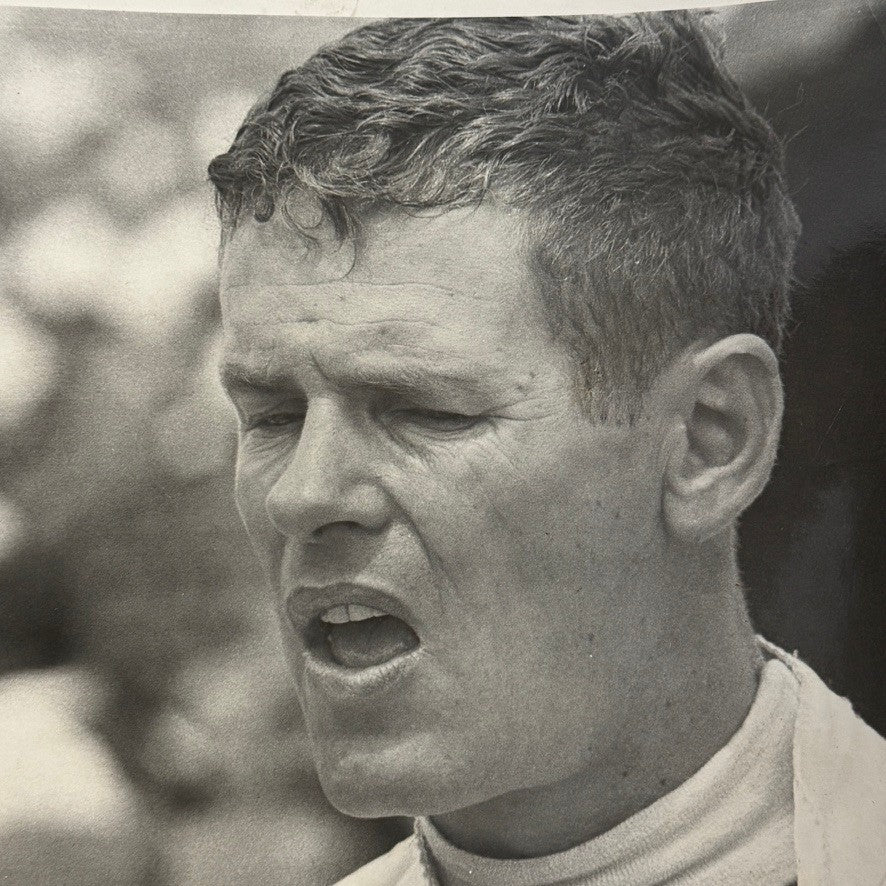 Vintage Racing Driver Photo Photograph Print Al Unser