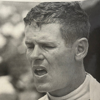 Vintage Racing Driver Photo Photograph Print Al Unser
