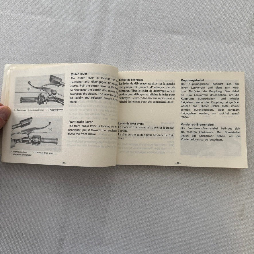 Vintage Yamaha DT125LC Motorcycle Bike Owners Manual Instruction Guide DT 125 LC