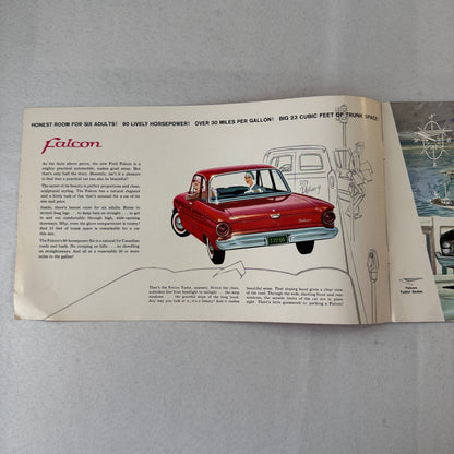 1960 Ford Falcon Car Sales Brochure Catalog Canadian Tudor Fordor Sedan