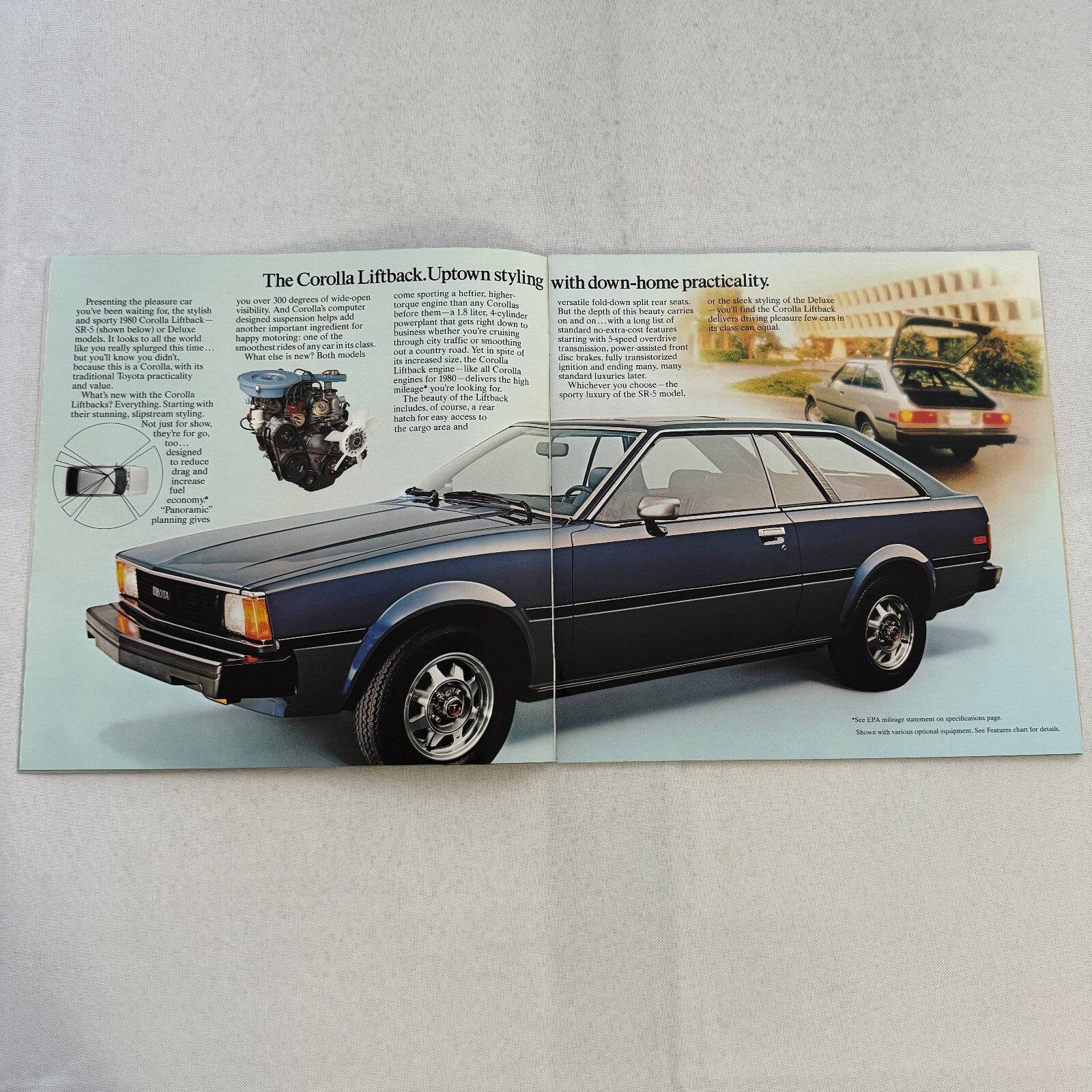 1980 Toyota Corolla Car Sales Brochure Catalog Tercel SR-5 SR5 Sport Coupe