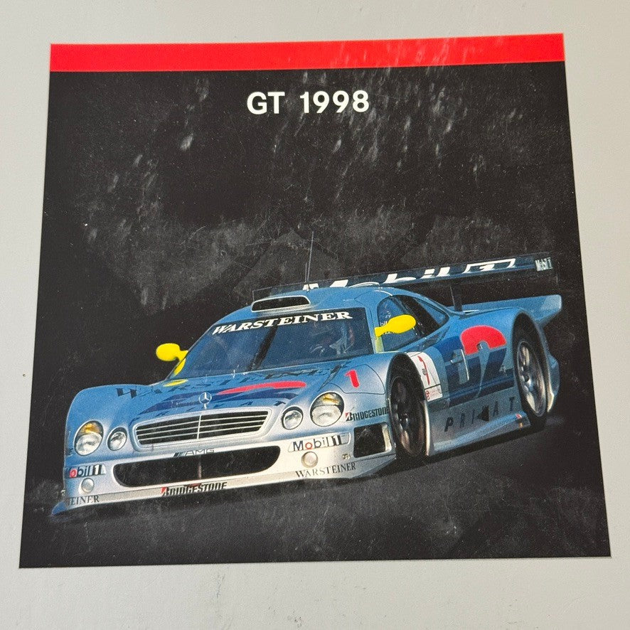 1998 Mercedes CLK GTR GT Racing Press Kit Photos Mark Webber Driver GERMAN