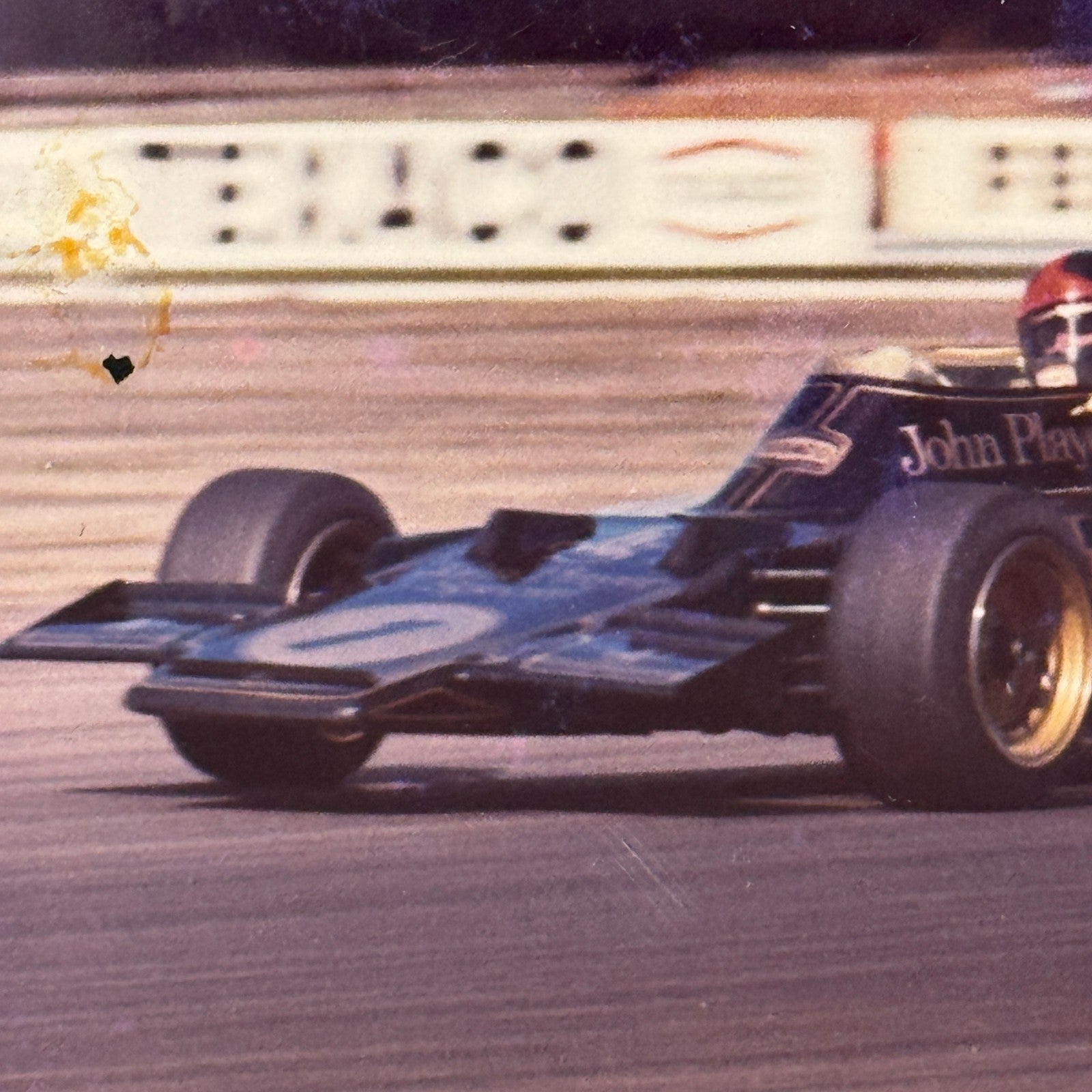 Vintage Emerson Fittipaldi Racing Driver Photo Photograph Lotus Car F1